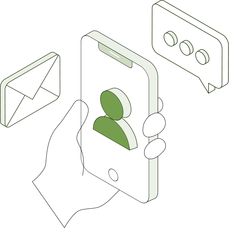 Contact illustration